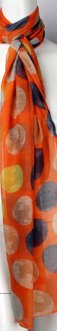 Printed  scarf orange Style:SC/4460/ORA image 0